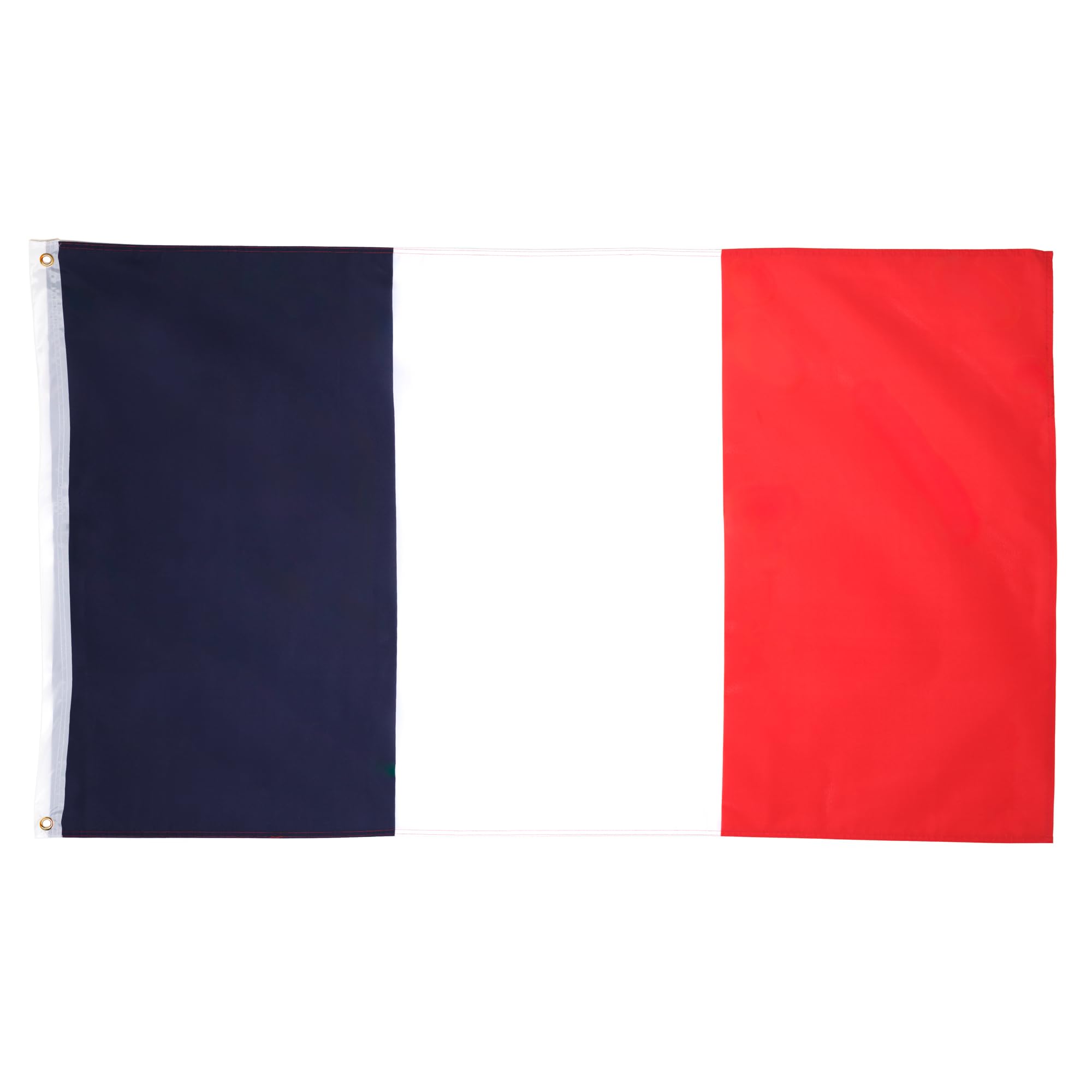 AZ FLAG - France Flag - Large 5x8 Ft - 100D Polyester French Big Banner with Two Metal Grommets - Fade Resistant - Vivid Colors - 5' x 8' Feet - 250x150 Cm — image 1