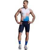 2XU Mens Core Trisuit Nebula Blaze/Midnight