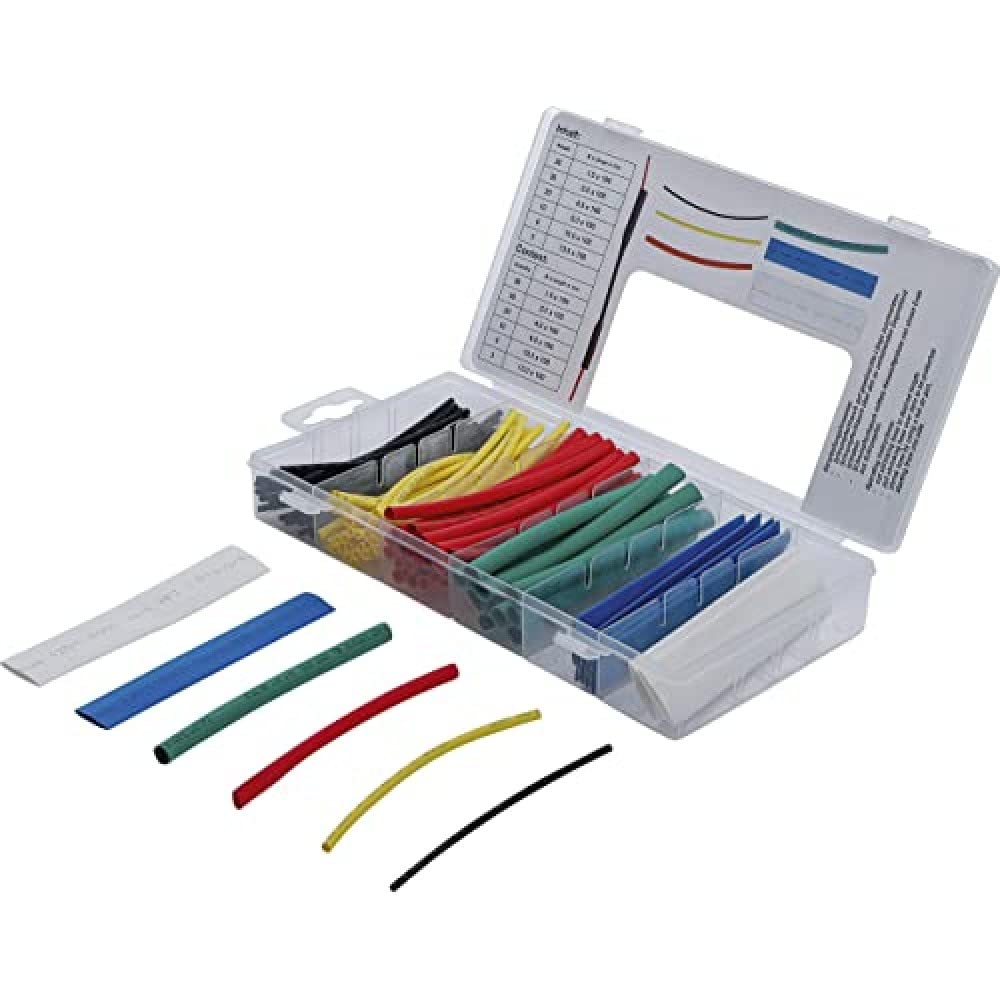 BGS Diy 88186 | Shrink Tube Assortment | coloured | 99 pcs.
