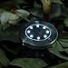 Solar Ground Lights Outdoor 12 Disk Lights Solar Powered Waterproof New In-ground Lights for Garden Deck Stair Step Lawn Patio Driveway Walkway Pathway Yard Decoration (4 Pack, White Light)