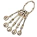 Misscat Fashion Women Hand Chain Skull Fingers Metal Skeleton Slave Bracelet Ring