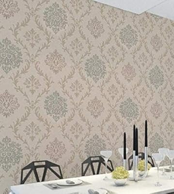 Accey Nueva Llegada Malasia Oro Damasco Papel Pintado Rollos Para