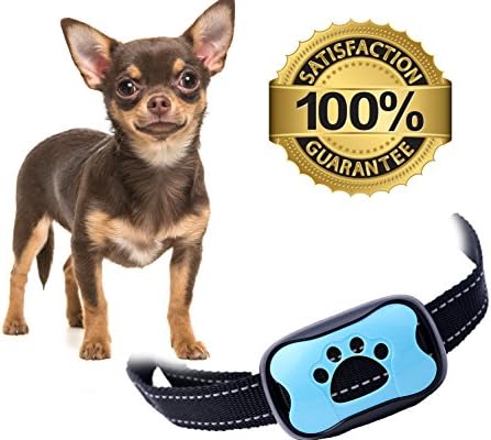 Bark Collar (Small Dogs Medium Dogs Large Dogs) No Bark Collar, Dog Collar, Dog Training Device, Smallest &amp; Most Safe On Amazon - Harmless/No Shock/No Spiky Prongs