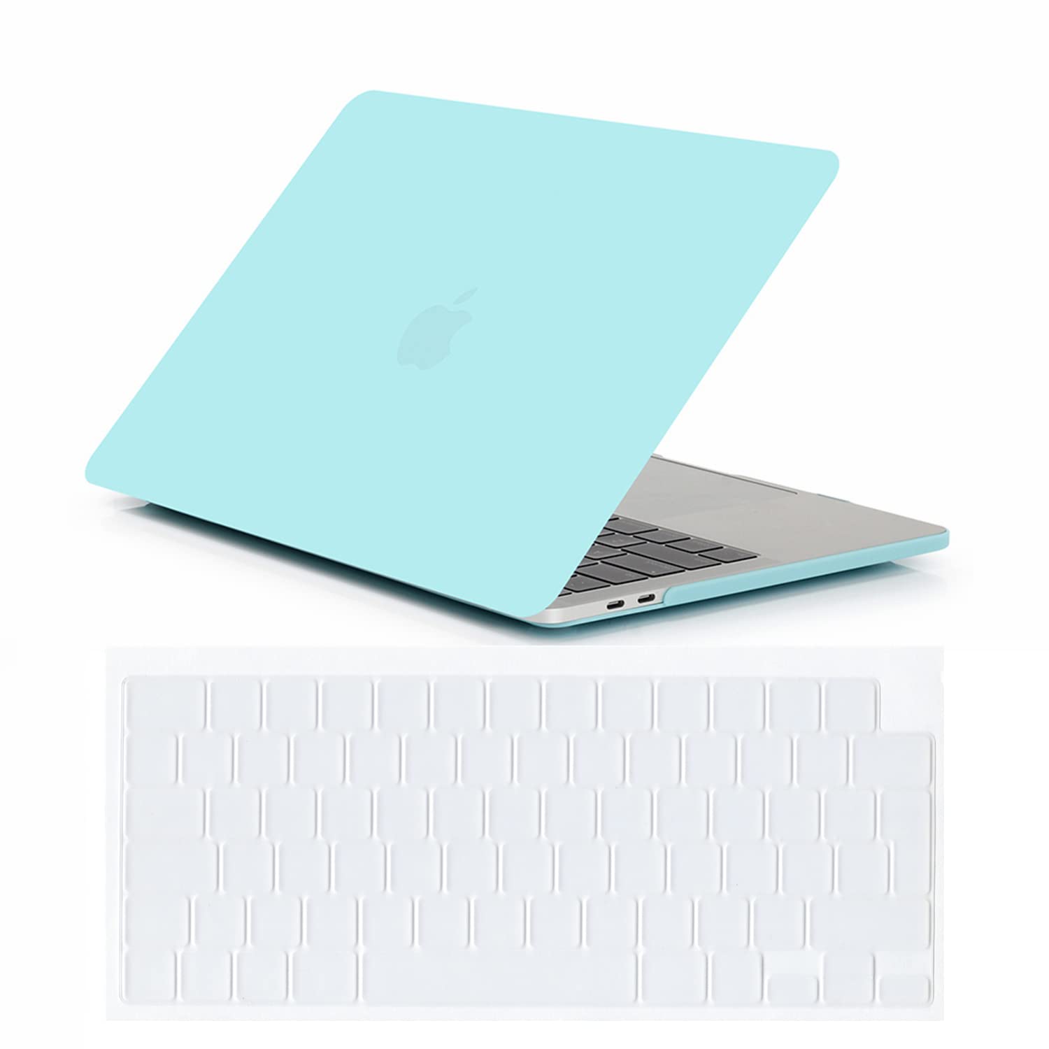 Se7enline Compatible with Best MacBook Pro Case 14 inch 2021 2022 2024 2023 M4 M3/M2/M1 A2918/A2992 A3112 A3401/A2779/A3434 Matte Laptop Hard Shell Case with Keyboard Cover Skin,Turquoise Blue