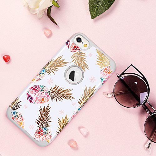 image for iPhone 6s Case,iPhone 6 Case Pineapple,Fingic Ultra-Thin Floral Pineap