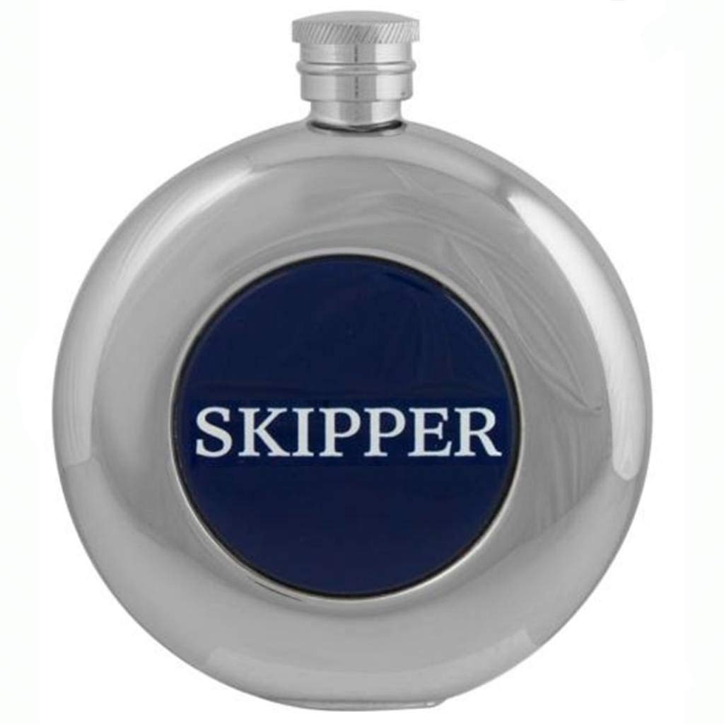 "Skipper" Round Hip Flask