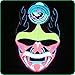 MuraK LED Party Light up Mask with Sound Active for Halloween Festival Rave