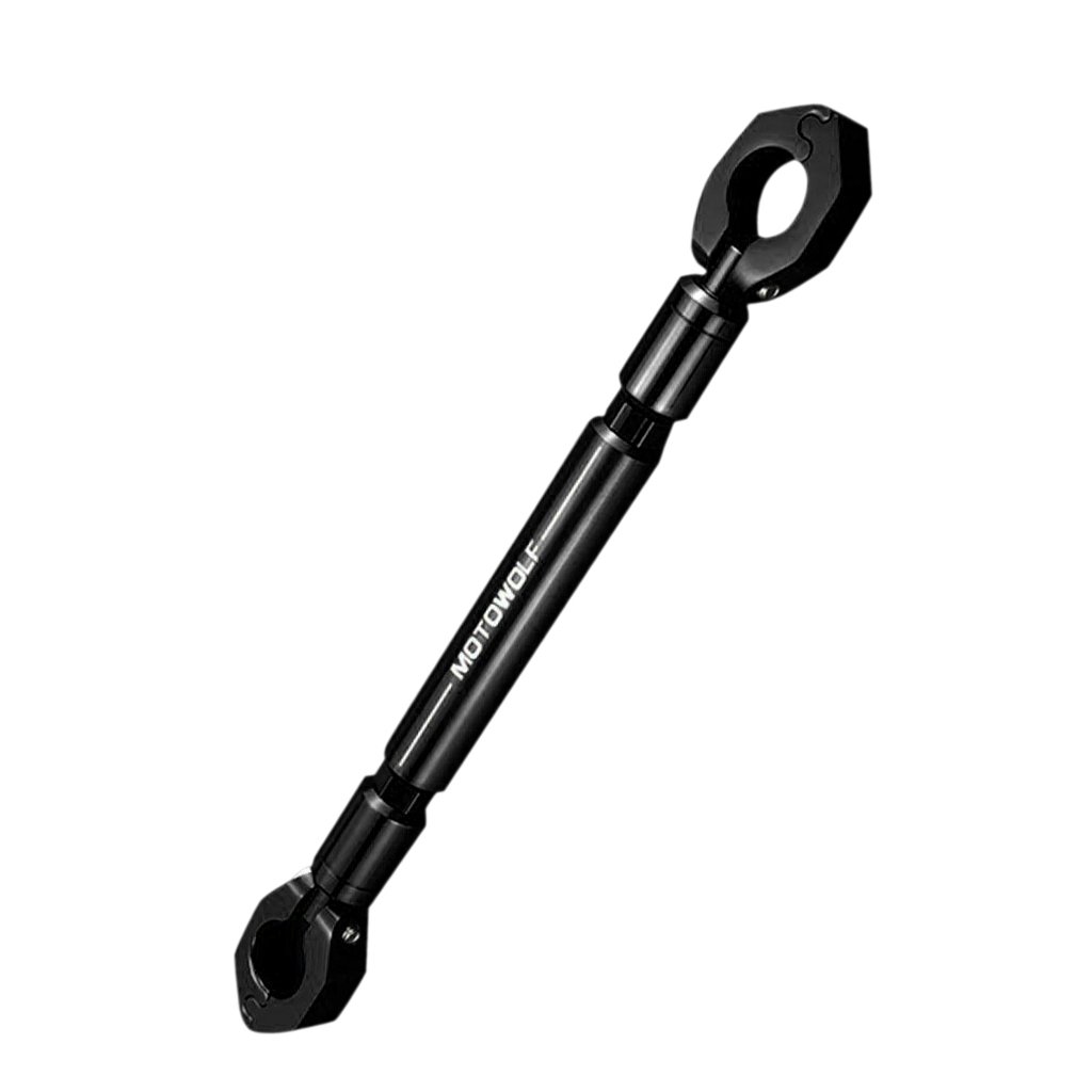 Sharplace CNC Aluminum Motorcycle Handlebar Cross Bar Black Universal 7