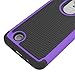 for LG Aristo Case, LG Phoenix 3 Case, LG Fortune Case, LG Rebel 2 LTE Case, LG Risio 2 Case, LG K8 2017 Case, OEAGO [Shockproof] Hybrid Dual Layer Defender Protective Case Cover (Purple)
