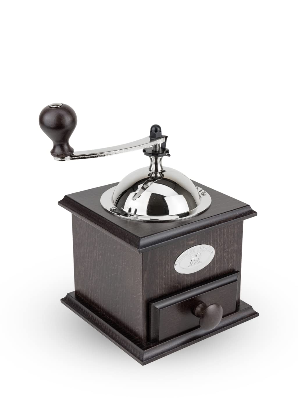 Peugeot - Nostalgie Coffee Mill - Traditional Coffee Grinder - Precision Grinding - Manual Coffee Grinder - Hand-Aged Beechwood - 21 cm - Made in France