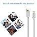 ESK (TM) 3 Pack Certified Nylon Braided 8 Pin Lightning to USB Cable (6 Feet / 2 Meters)