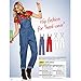 Kwik Sew K3897 Overalls Sewing Pattern, Size XS-S-M-L-XL