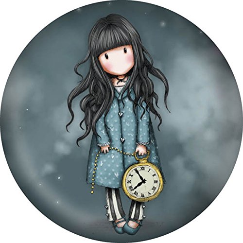 Santoro Gorjuss Button Magnet, White Rabbit