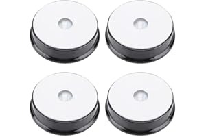 4 Pcs Light Base Stand, LED Display Base, Seven Color LED Light Base Stand for Glass Bottle Crystal Art Figurine Decoration L