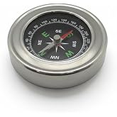 Gadgetime USA Mini Compass 2.4&rdquo; x 2.4&rdquo;, Portable Directional Compass for Hiking, Camping &amp; Travel