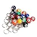 Femitu Billiard Ball Keychain Pool Keying 25mm (Pack of 16)