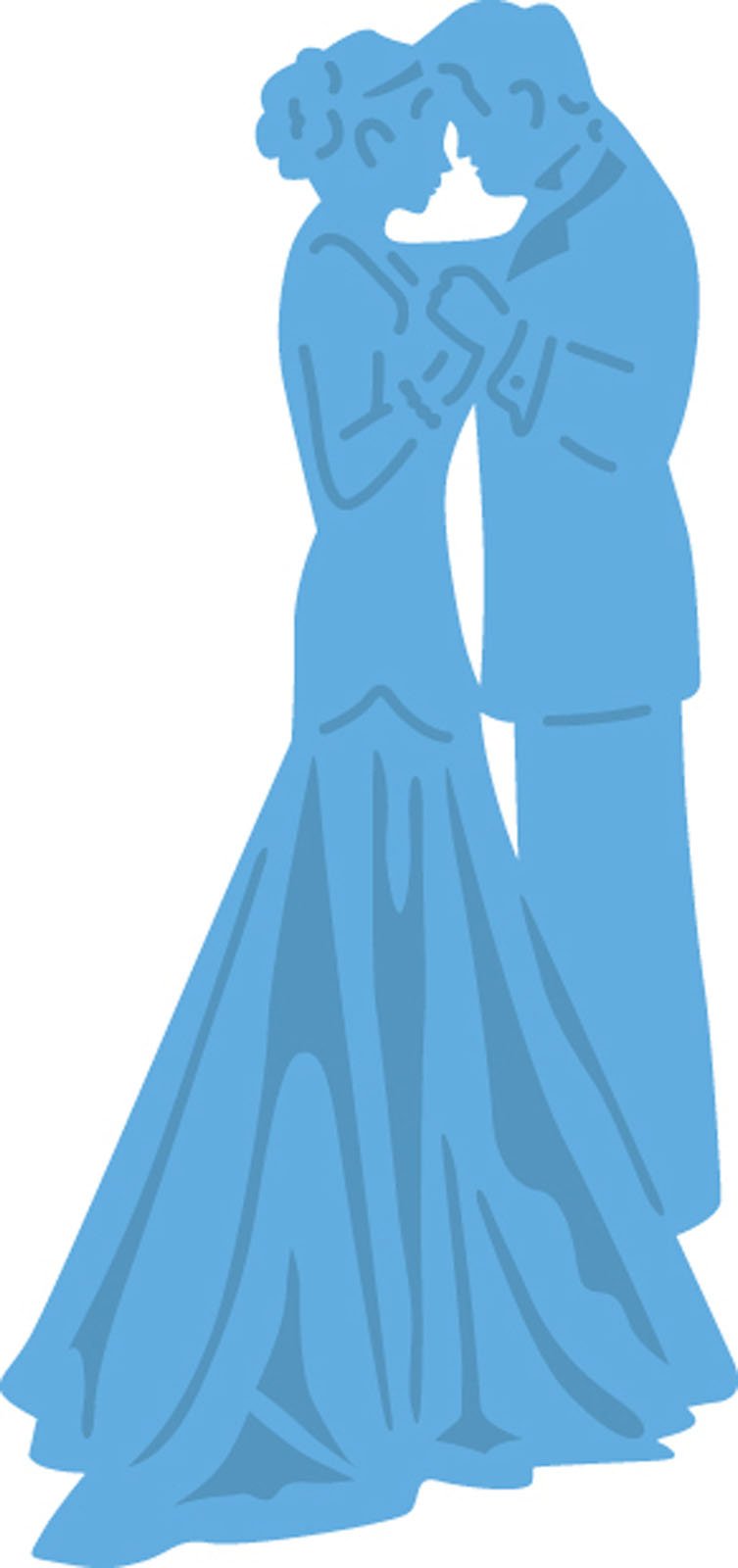 Marianne Design CreatablesAnja's Vertical Folding squar, for Die Cutting and Embossing Paper Crafts, Blue Clair