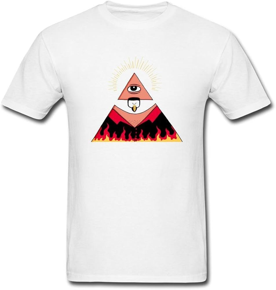 Wanenkser Funny All Seeing Eye T Shirt for Men
