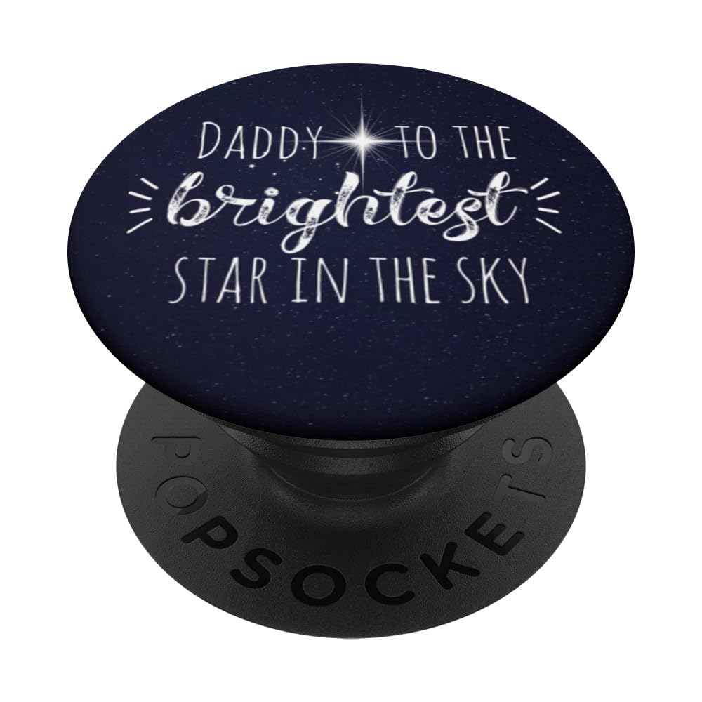 Daddy Of An Angel Father's Day Gift PopSockets Grip and Stand for Phones and Tablets PopSockets Adhesive PopGrip