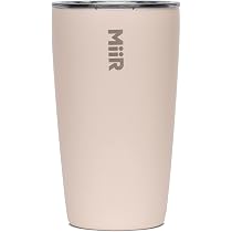 Gobelet Isotherme MiiR 360 Traveler - Acier Inoxydable | Couvercle Étanche 360° | Parfait Voyage