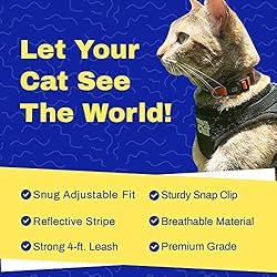 Travel Cat Harness and Leash Set - Adjustable
