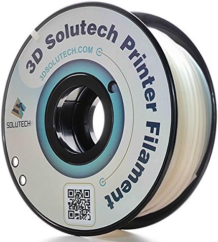 3D Printer PLA Filament 2.85MM Filament, 2.2 lbs (1.0KG) - 3D Solutech (Clear)