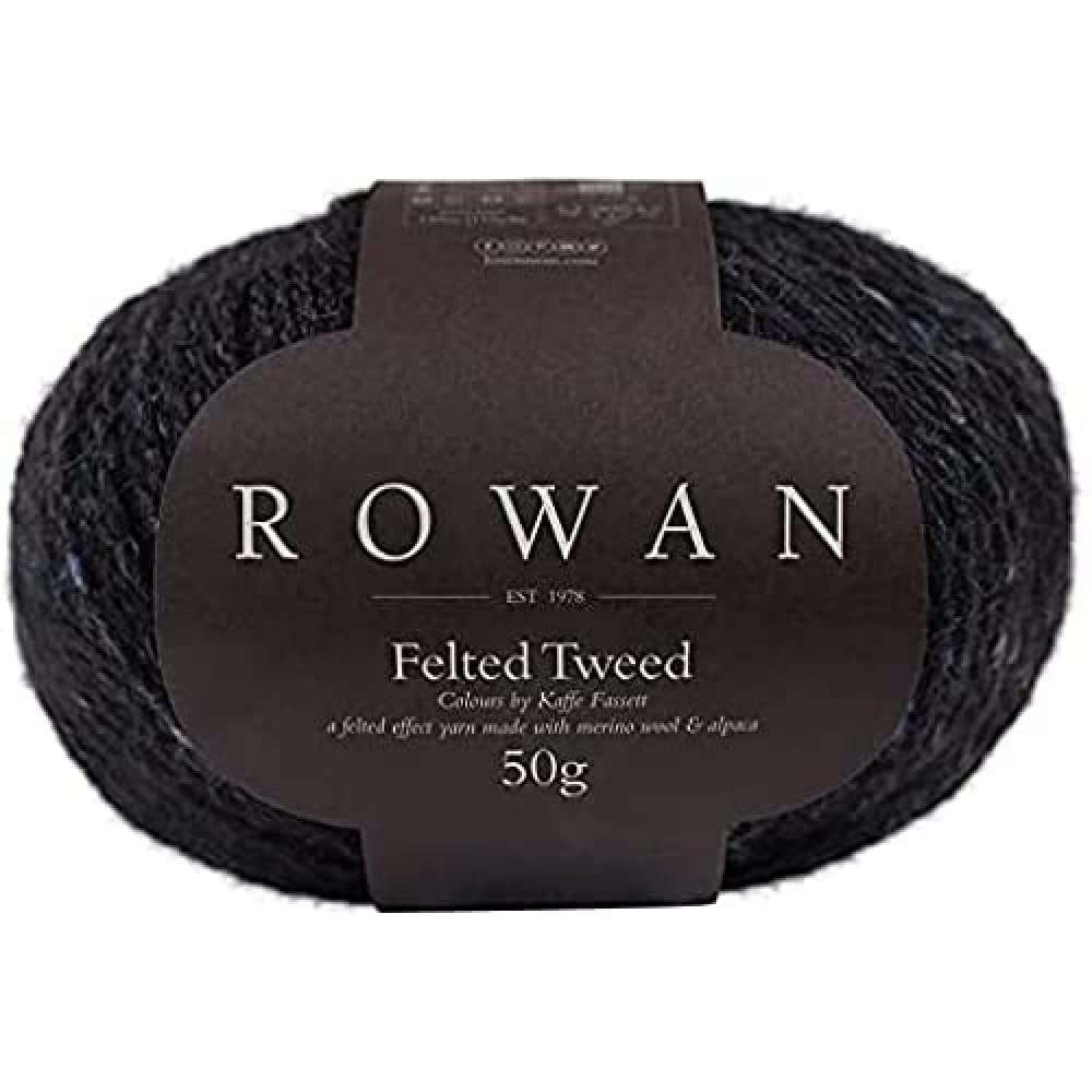Rowan Felted Tweed, Black (211), 50g — image 1