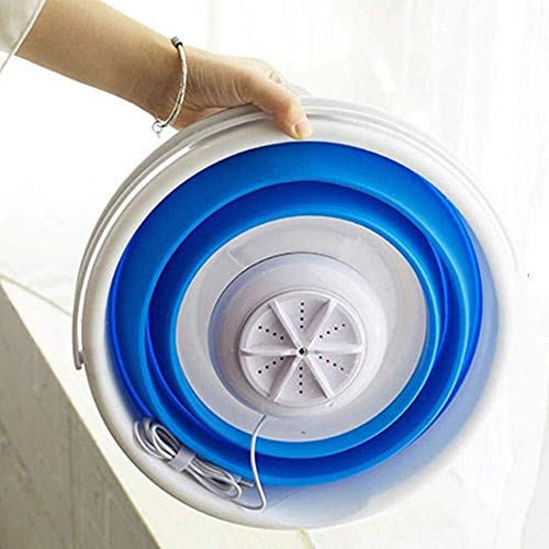 Portable Mini Washing Machine,Foldable Personal Rotating Ultrasonic