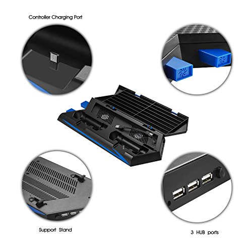 PS4-Stand-Keten-Vertical-Stand-for-PS4-Slim-with-Cooling-Fan-and-Controller-Charger-Station-PS4-Slim-Stand-for-PlayStation-4-Console-Dualshock-4-Not-for-PS4-Pro