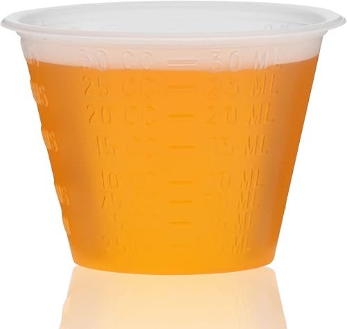 Plastic Medicine Cups 1000 Small Disposable Graduated 1 OZ Measuring ...