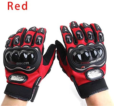 iNewcow Sports Bicycle Motorcycle Racing Cross-Country Protective Gloves 1 Pair(Red Size XL)
