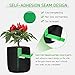 VIVOSUN 5-Pack 1 Gallon Grow Bags, Fabric Pots with Self-adhesion Sides for Transplantingthumb 2