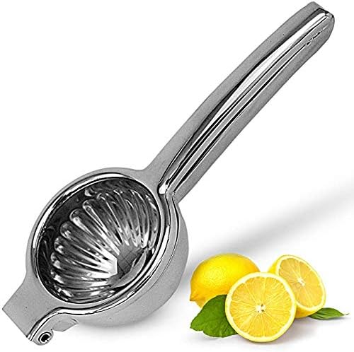 Squeezer Stainless Steel with Premium Quality Heavy Duty Solid Metal Squeezer Bowl - Large Manual Citrus Press Juicer And Lime Squeezer Stainless Steel