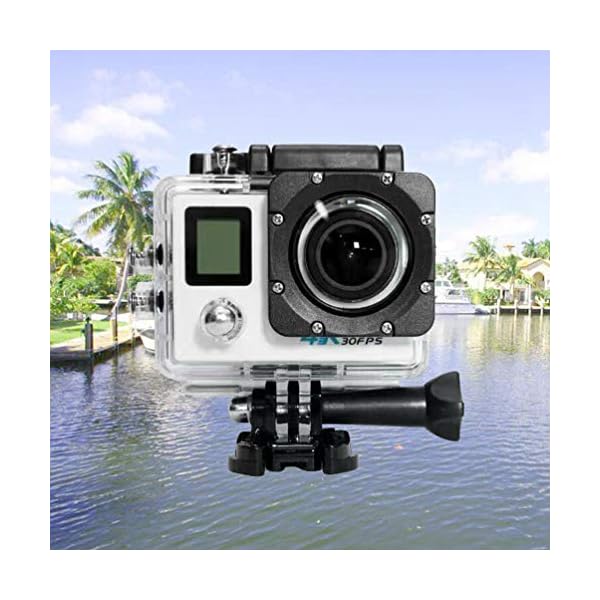 WanYangg Wasserdicht Action Sport Cam WiFi,Action Kamera/Unterwasserkamera 170°Ultra HD Unterwasserkamera Helmkamera – Bild 3