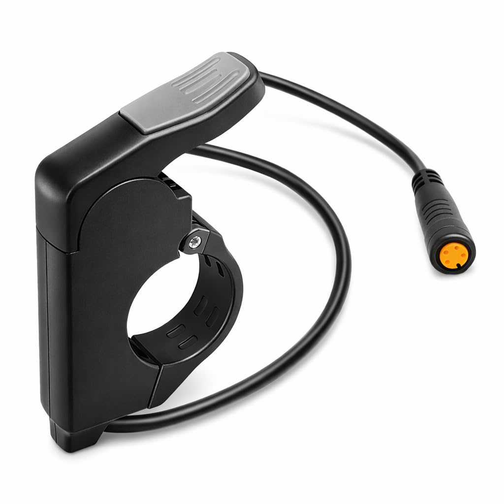 Alomejor ABS Electric Bike Thumb Throttle Universal Control for EBike Mountain Road Bicycle with Sensitive Speed Control