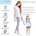 Toddler Leash for Walking, Toddler Safety Harnesses Leashes, Safety Harness with Lock for Kids, Anti Lost Wrist Link for Toddlers ，Upgrade with Reflective Tape Liner（6.5ft）for Kids