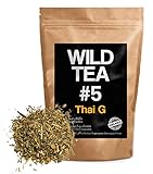 Green Rooibos Tea with Ginger, Lemongrass and Lime, All-Natural Organically Grown Ingredients - Wild Tea #5 Loose Leaf Rooibos Tea (4 ounce)