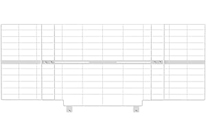 NO PAWBLEMS 16-Inch Height Extension for Pet Gates, Adjustable Top Extension Piece for 26-42 Inch Wide Gates, Prevents Cats from Jumping Over, White