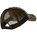 Women's Print Mesh Canvas Trucker Baseball Cap Hat