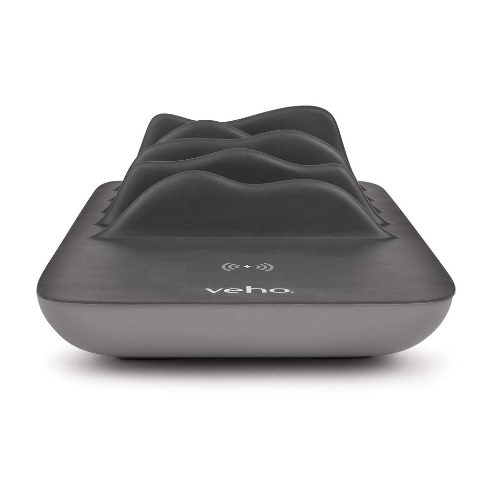 Veho TA-7 Desktop 4 Port USB Charging Hub with Built-In Qi Wireless Charging Mat (VAA-012-TA7-UK)