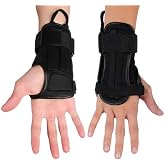 CTHOPER Impact Wrist Guard, Fitted Wrist Brace Wrist Support for Snowboarding, Skating, Motocross, Street Racing, Mountain Biking, Weightlifting