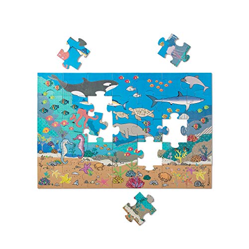 Melissa & Doug Natural Play Giant Floor Puzzle Under the Sea (35 Pieces) Pricepulse