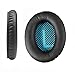 BINGLE Ear Pads for Bose Quiet Comfort 15 QC15 QC25 QC35 Ae2 Ae2i Ae2w Replacement Ear Pads and Inner Foam Mats (1 Pair Black)