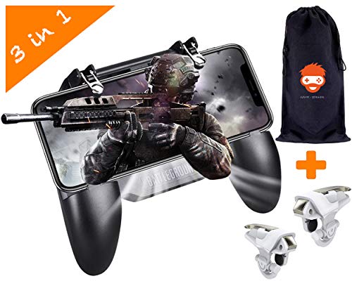 Game-Yorker Mobile Game Controller for Pubg, | L1R1 Sensitive Shoot-Aim Triggers | Joystick Gamepad for 4-6.5