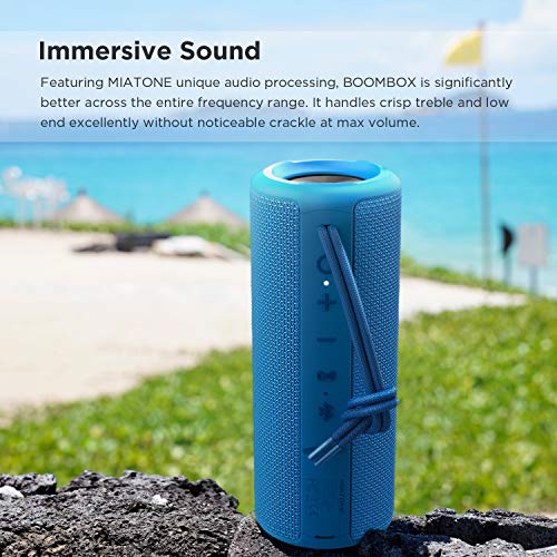 MIATONE Outdoor Portable Bluetooth Speakers Wireless Speaker Waterproof