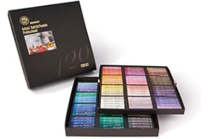 EUTUXIA MUNGYO Oil Pastels, Soft Professional for Artists Oil Pastel, Smooth and Intense 120 Bulk Assorted Colors, Vibrant and Blendable, Back to School, Arts amd Crafts, Hobby