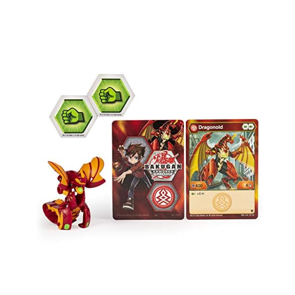Bakugan-Season-2-Armored-Alliance-Core-Collectible-Action-Figure-and-Trading-Card-Styles-Vary BAKUGAN Fused Dragonoid x Tretorous, 5-cm Tall Armored Alliance Collectible Action Figure and Trading Card