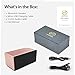 HongTang Portable Bluetooth Speaker with Loud Stereo Sound. Wireless Speaker (Rose Gold)