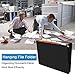 ABC life Hanging File Folders Letter Size 7 Pockets Accordian File Organizer Expanding File Folder for Filing Cabinet/Accordion File Box Plastic Document Receipt Organizer with Colored Labels