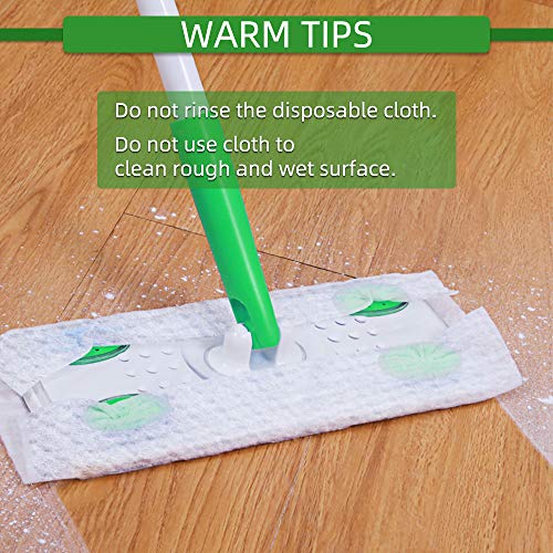 X Home 200 Count Dry Sweeping Pad Refills Sweeper Dry Cloth Refills